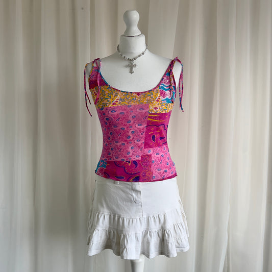 00s Paisley Cami Top - Size S