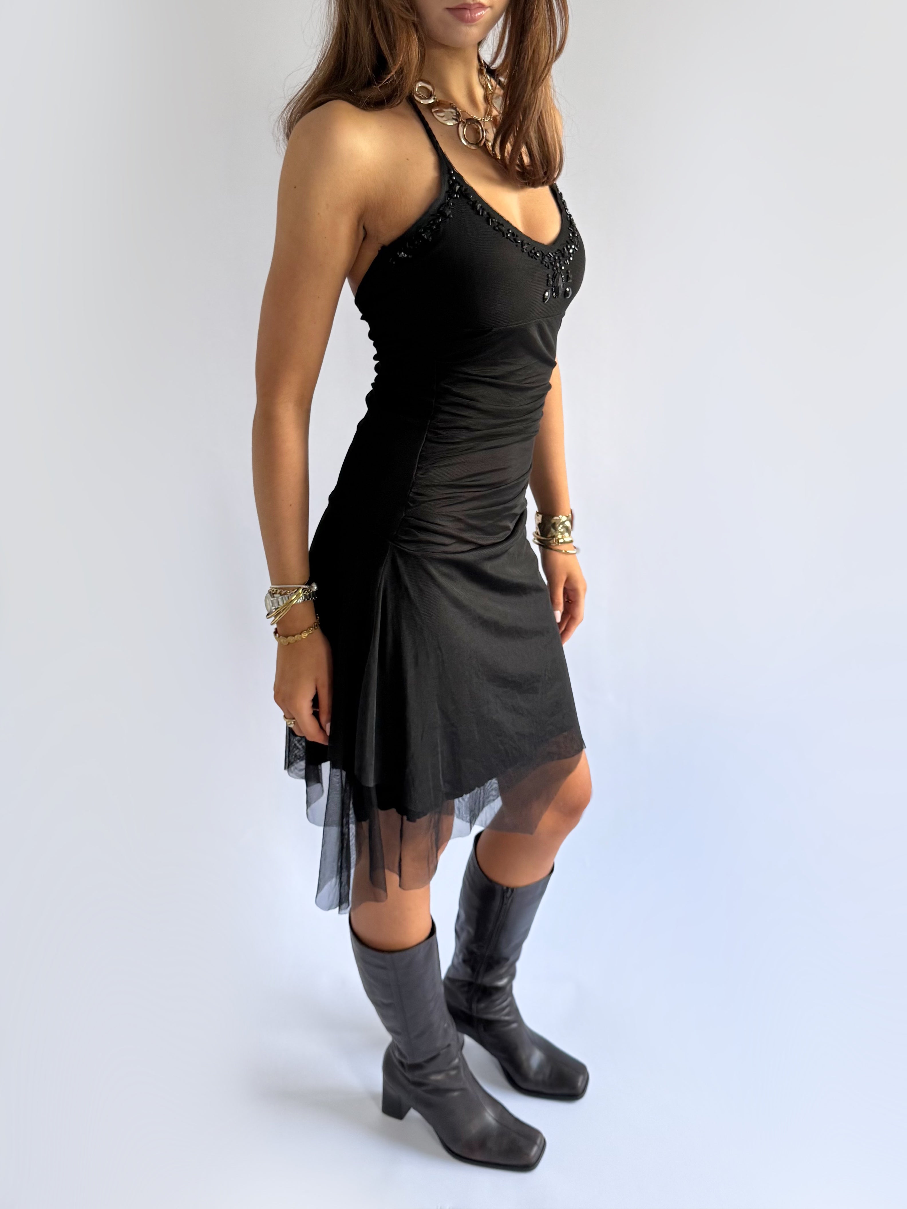 Asymmetric Mini Dress - Size S