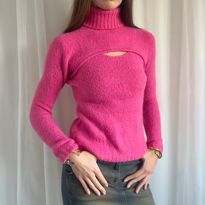 90s Mohair Knit Jumper - Size M