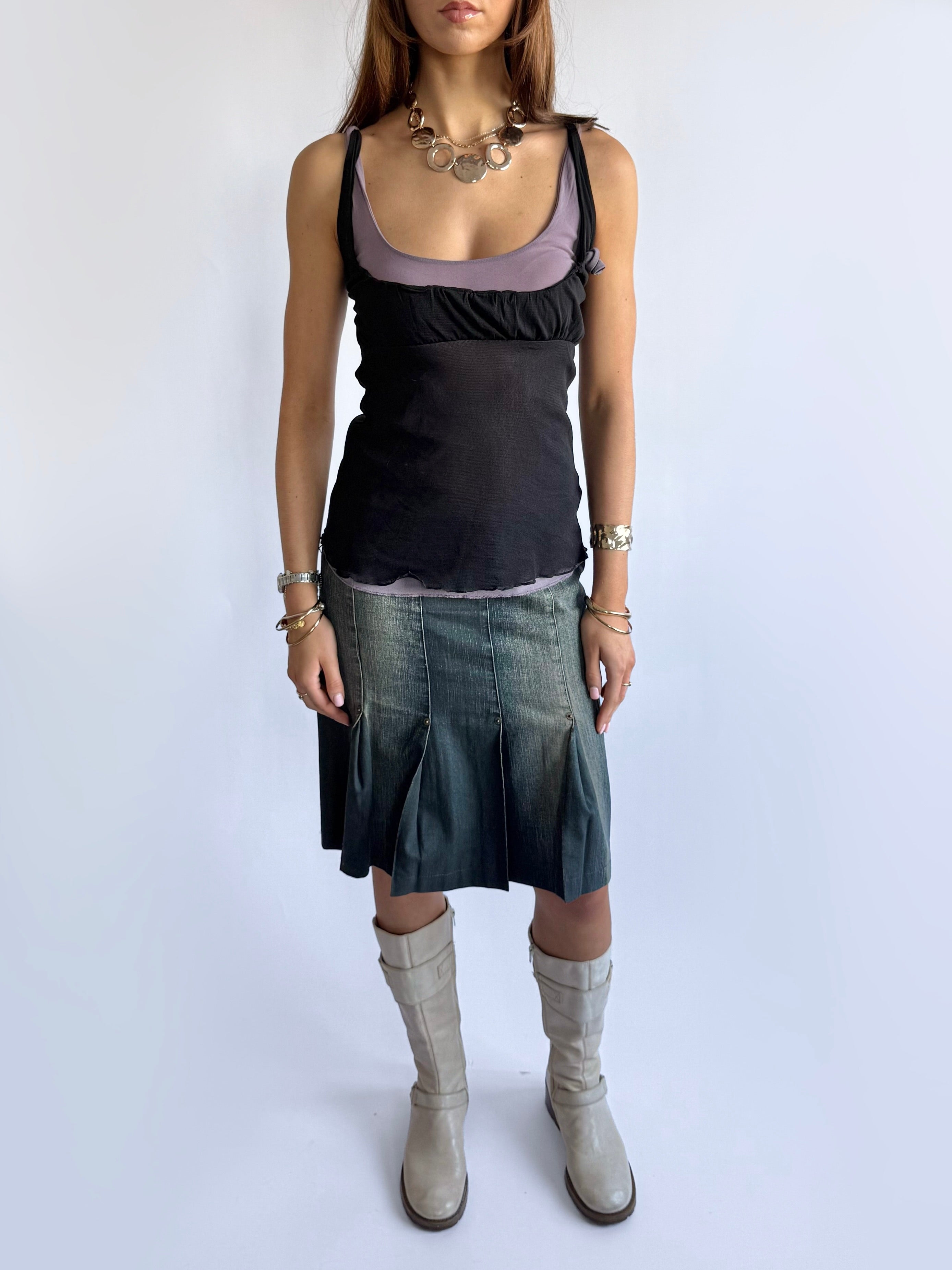 Mesh Layered Cami - Size S