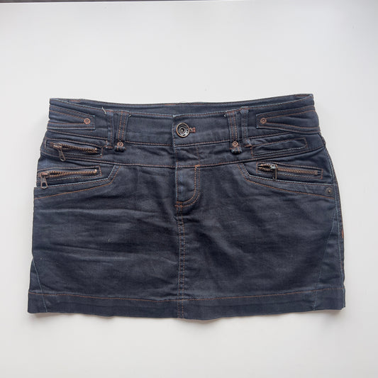 00s Denim Mini Skirt - Size M