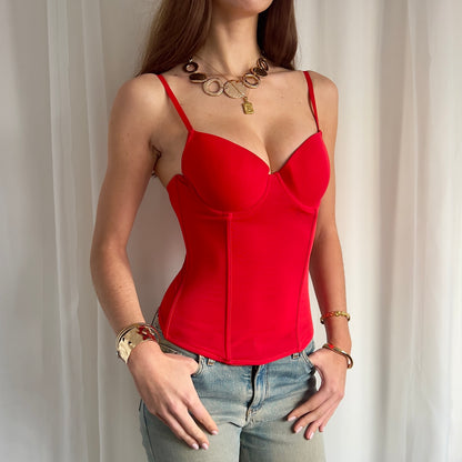 90s Corset Cami Top - Size M