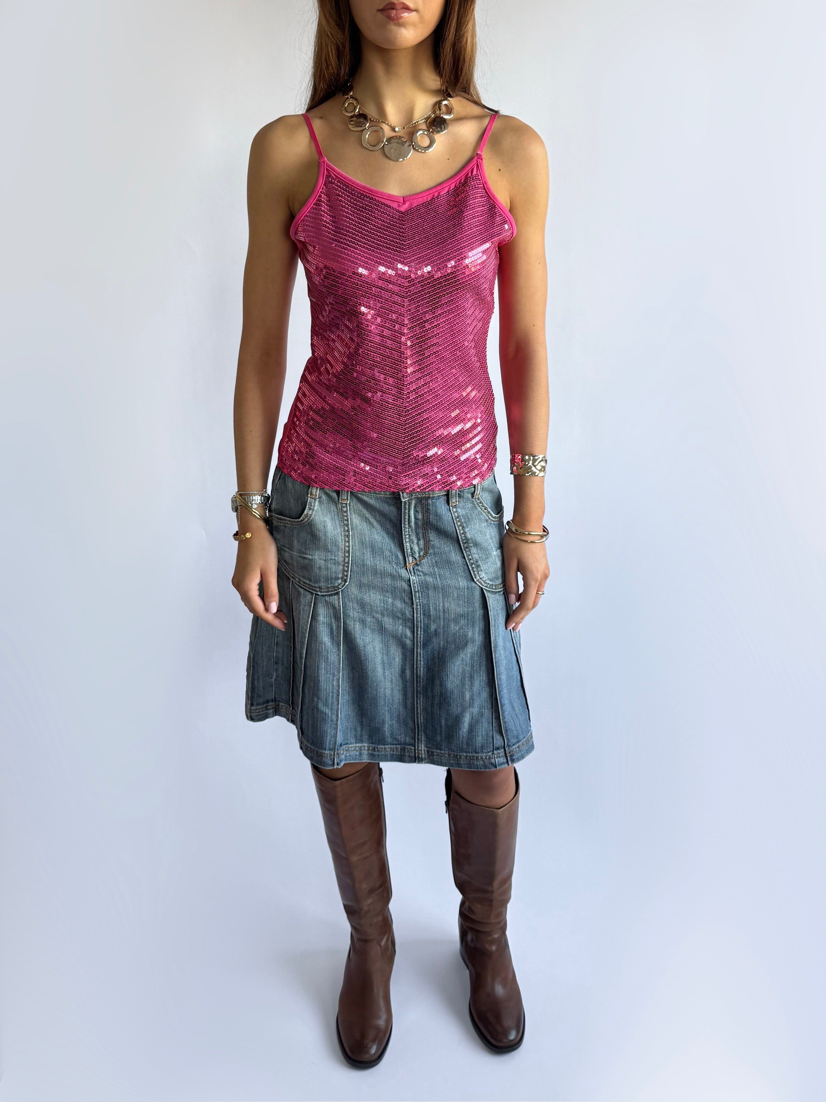 Sequin Cami - Size L