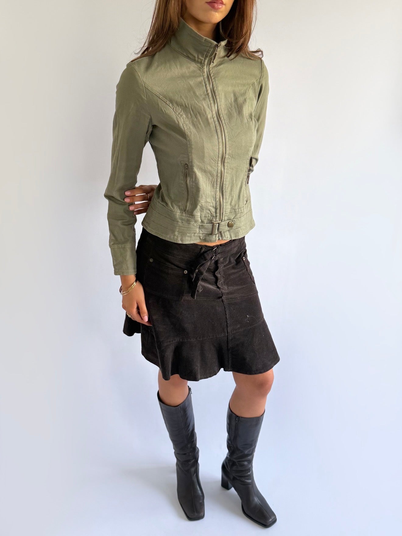 Cotton Zip Jacket - Size M