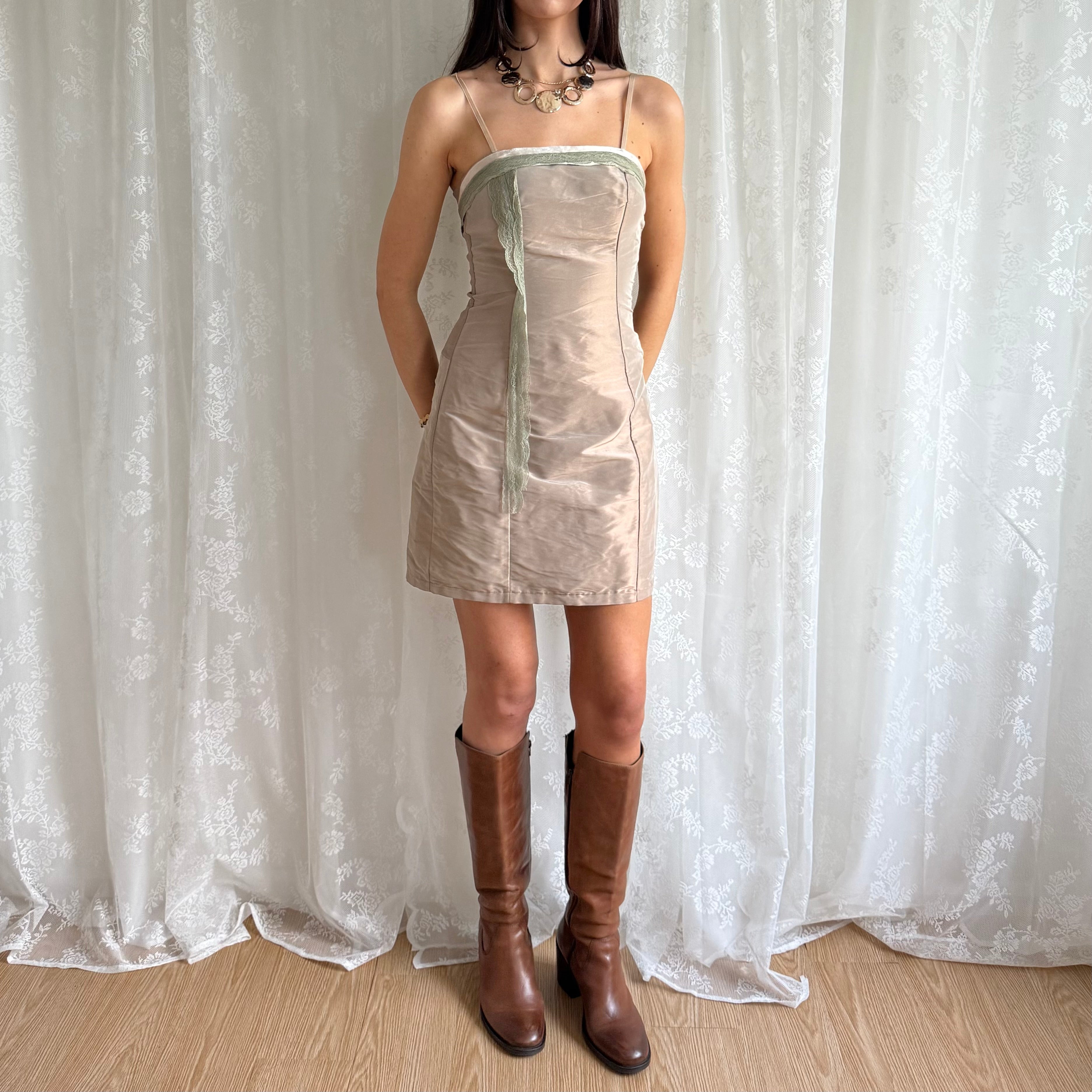 Lace Mini Dress - Size M