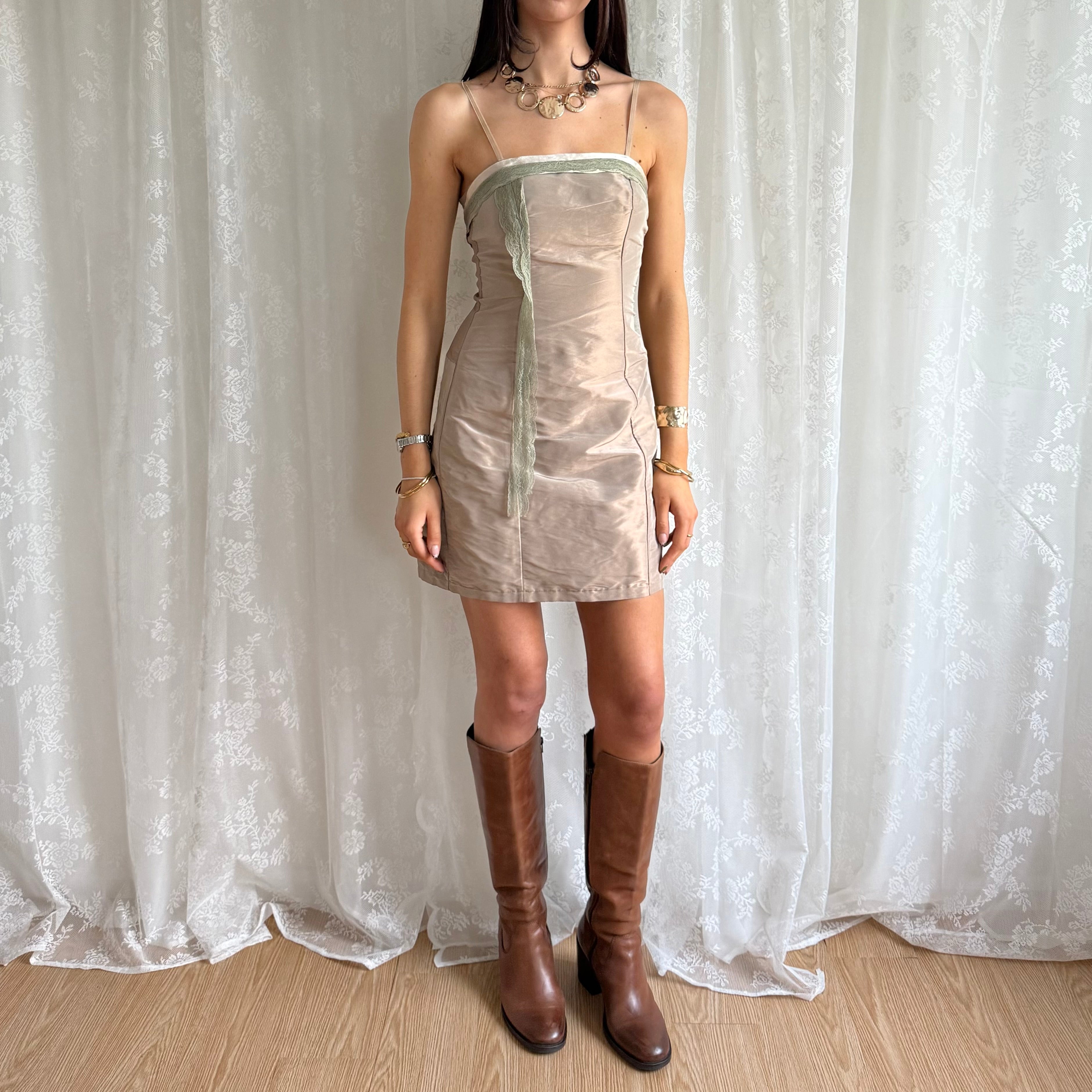 Lace Mini Dress - Size M