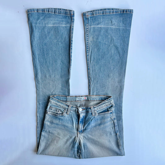 00s Mid Rise Flared Jeans - Size S