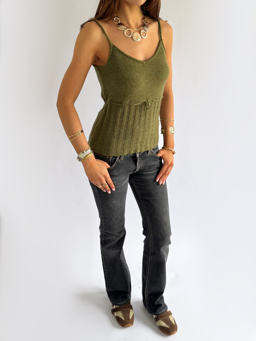 Wool Knit Cami - Size M