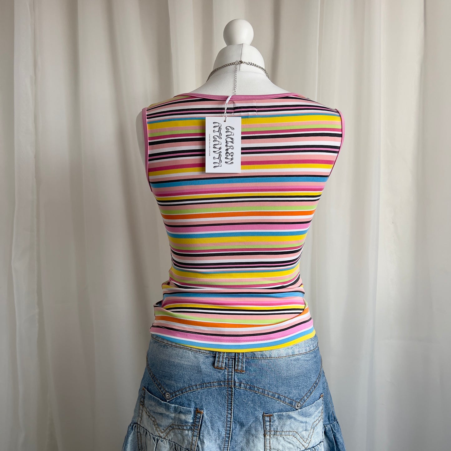 00s Cherry Crop Top - Size S