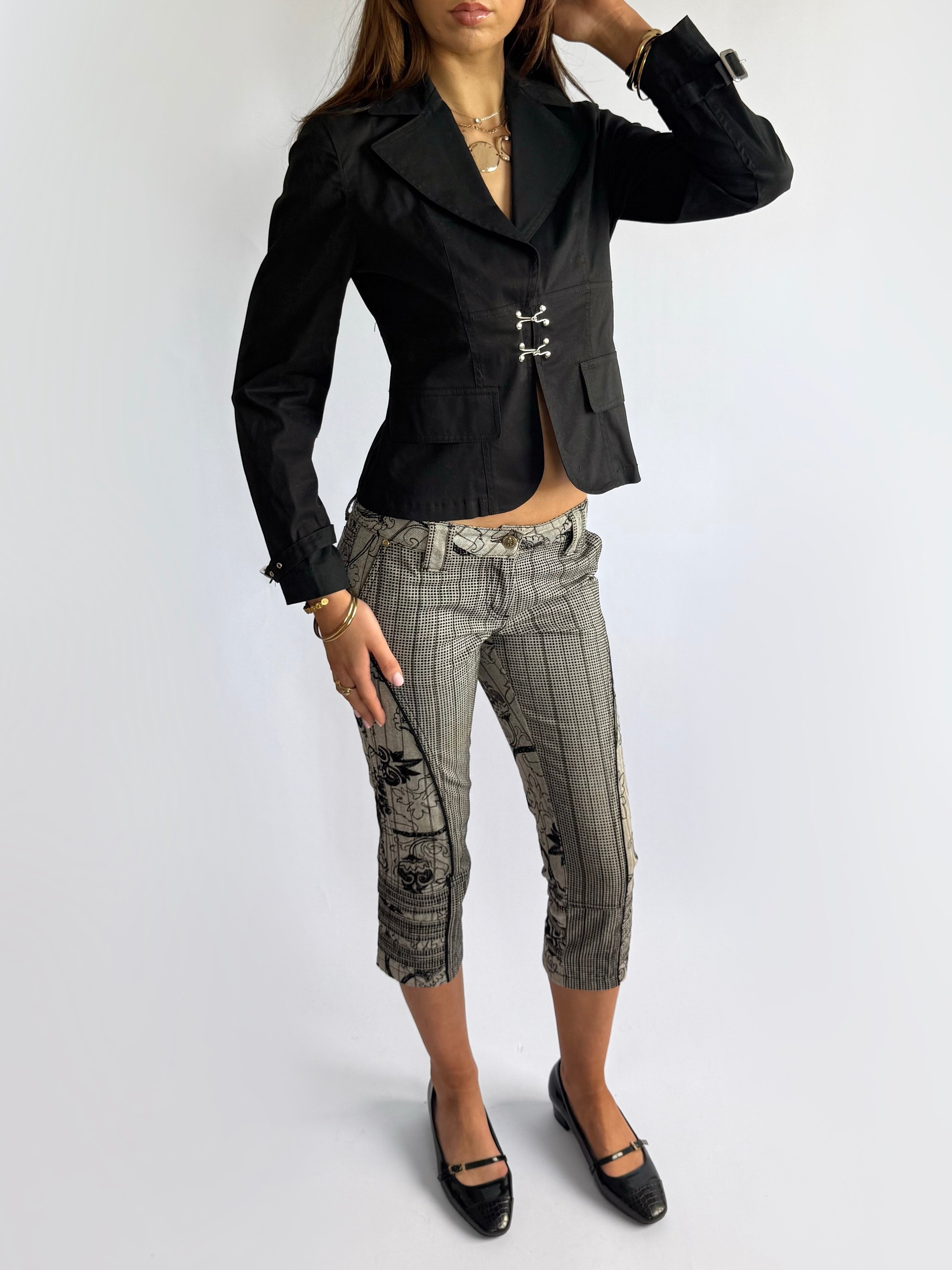 Hook & Eye Blazer Jacket - Size M