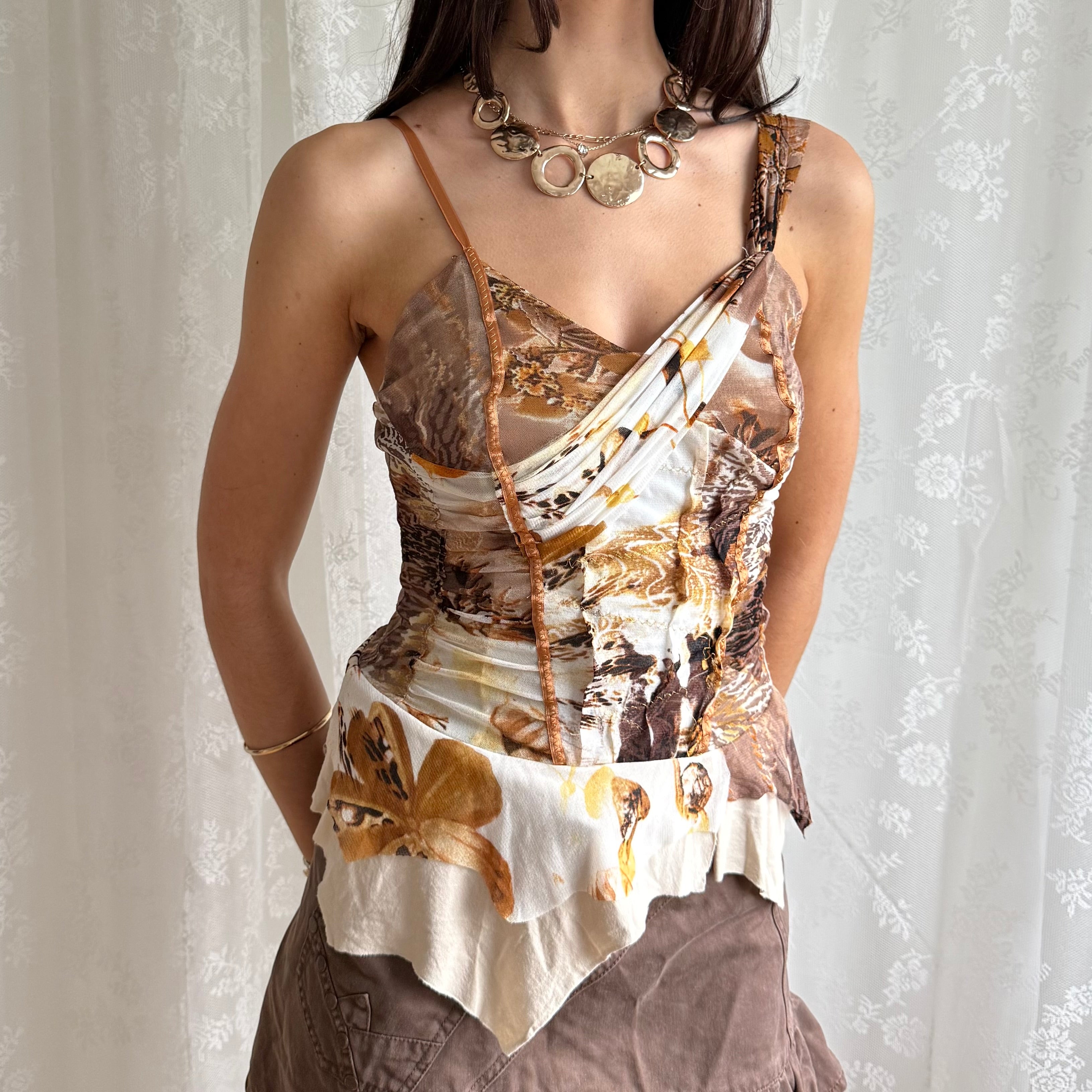 Asymmetric Mesh Cami - Size M