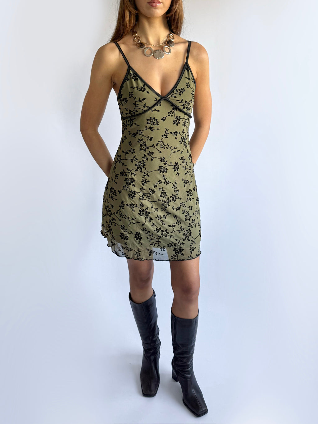 Floral Mini Dress - Size S