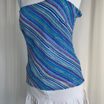 00s Pinstripe Cami Top - Size M