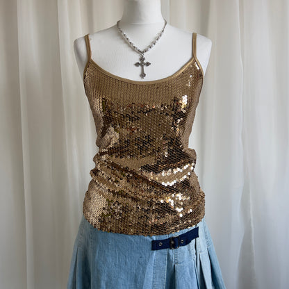 00s Sequin Cami - Size M