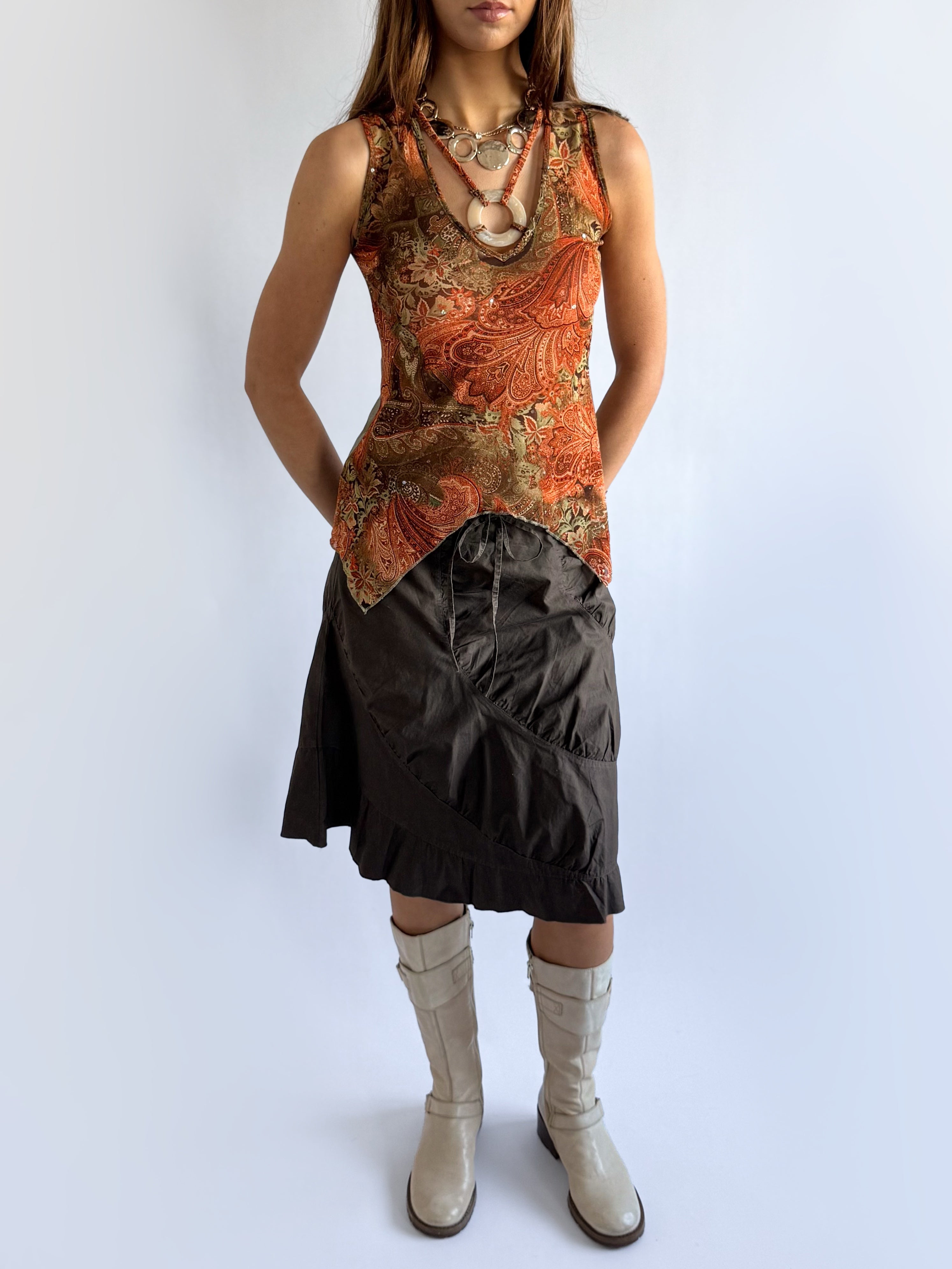 Asymmetric Mesh Cami - Size S