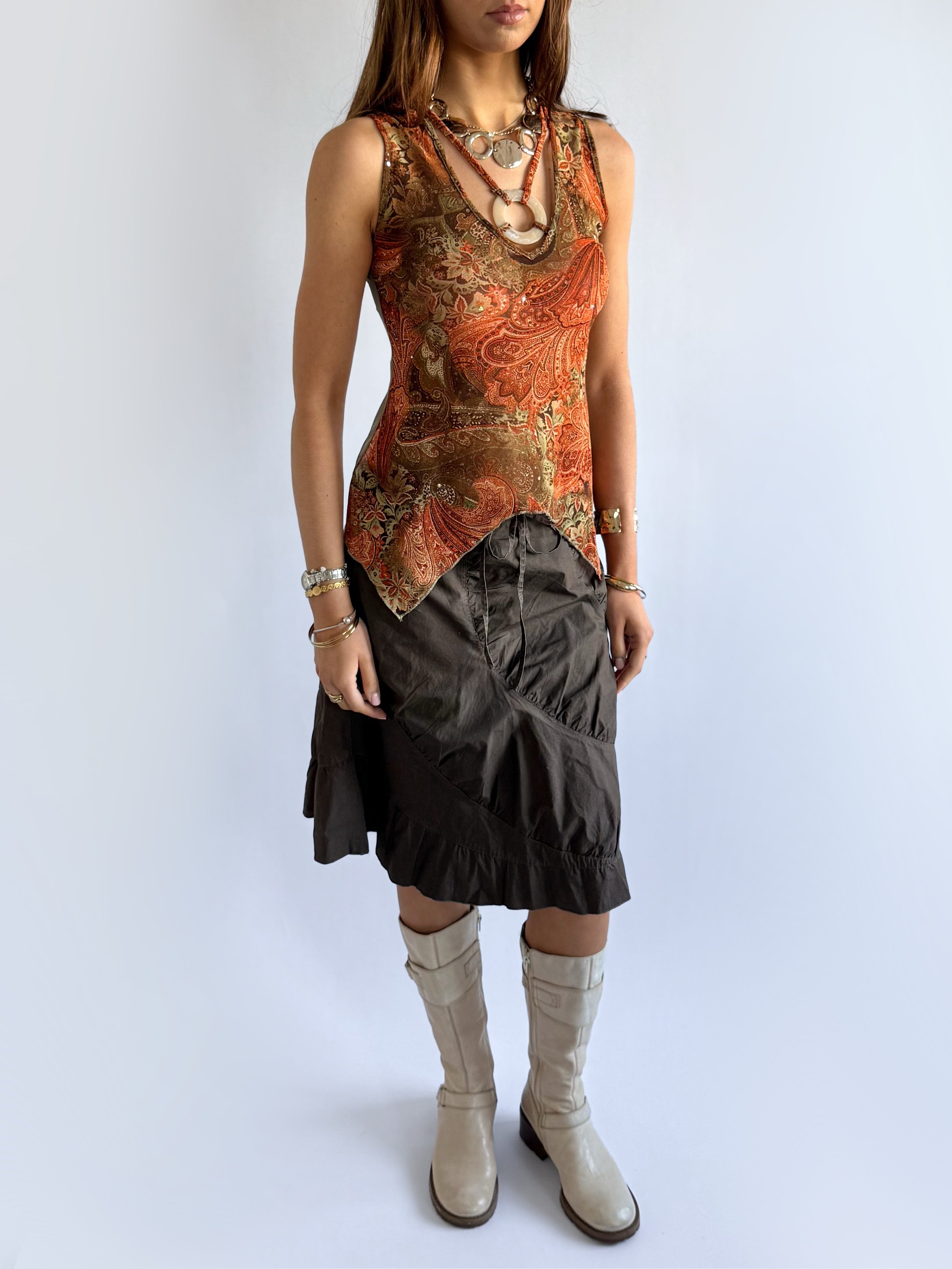 Asymmetric Mesh Cami - Size S