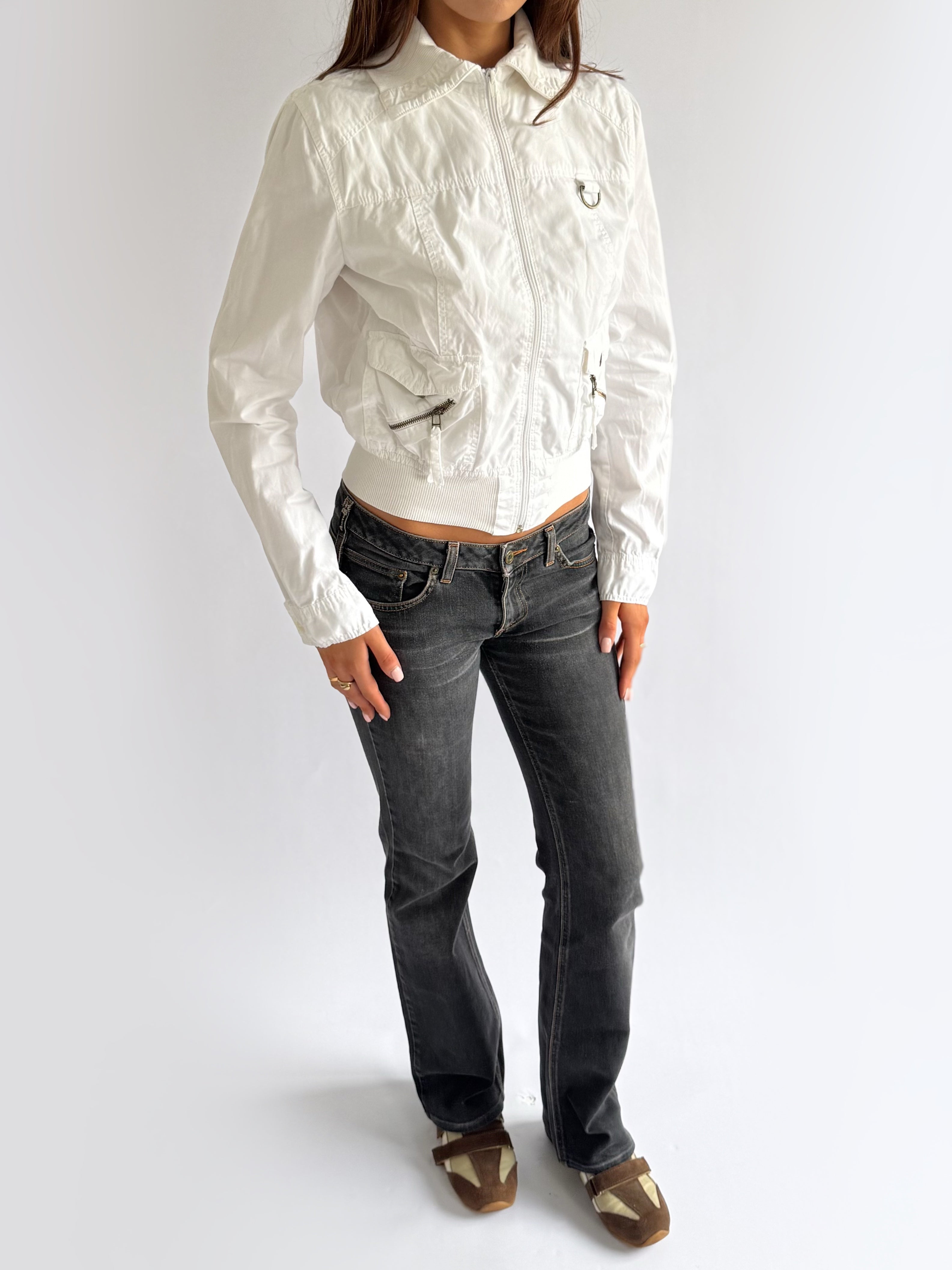 Cotton Zip Jacket - Size L