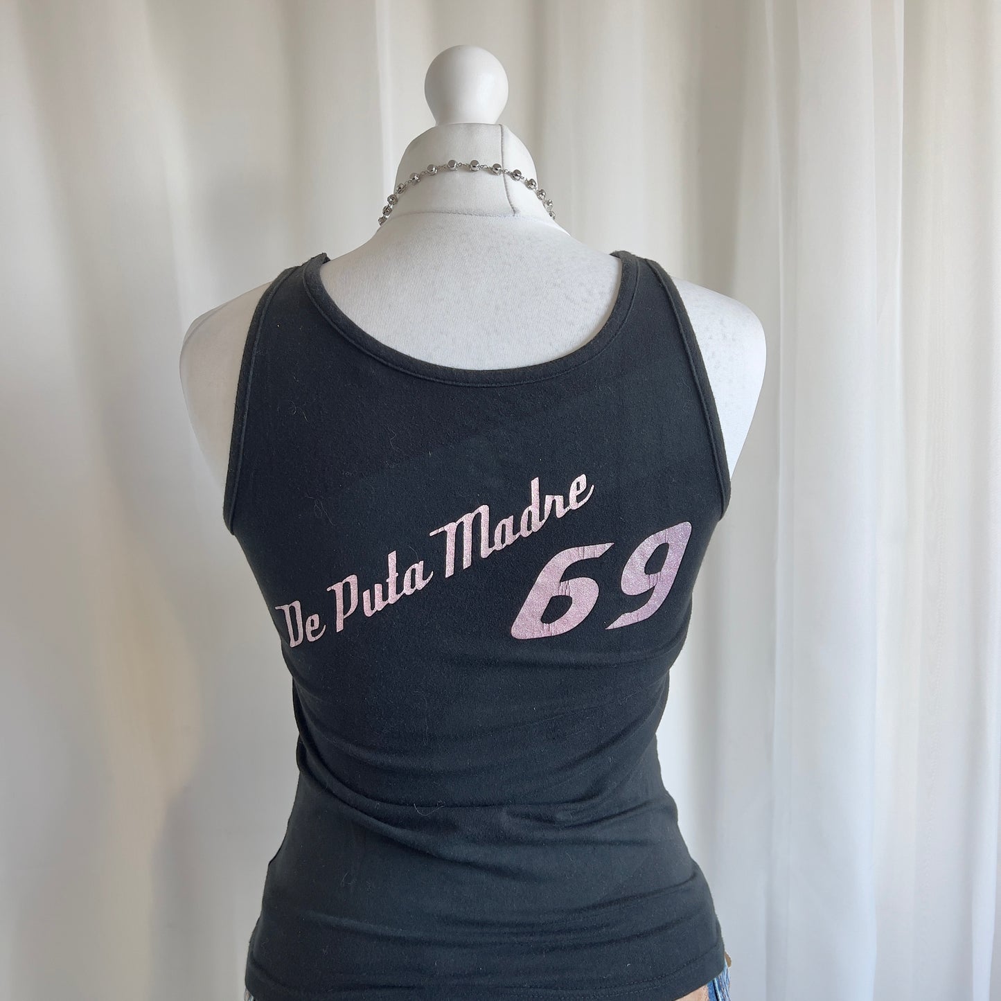 00s “69” Slogan Cami Top - Size S