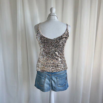 00s Sequin Cami - Size M