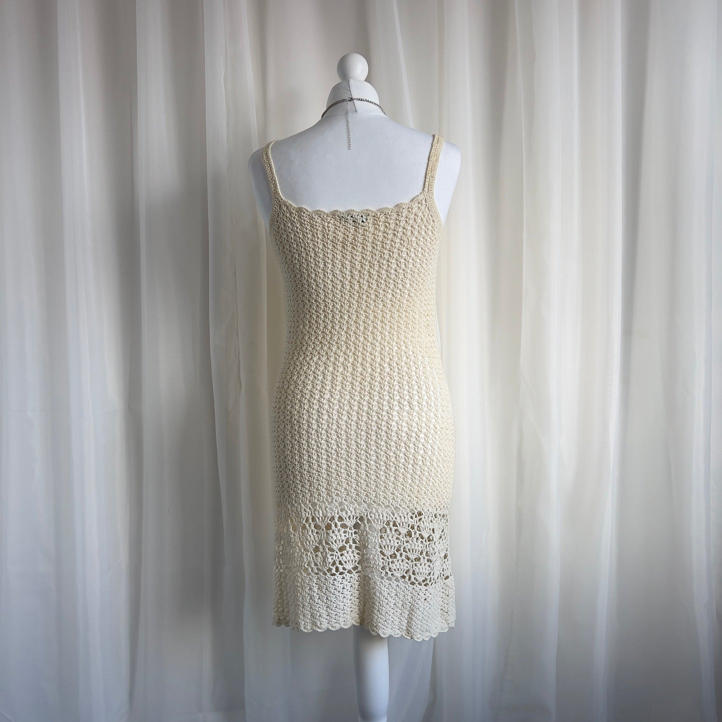 00s Crochet Mini Dress - Size S