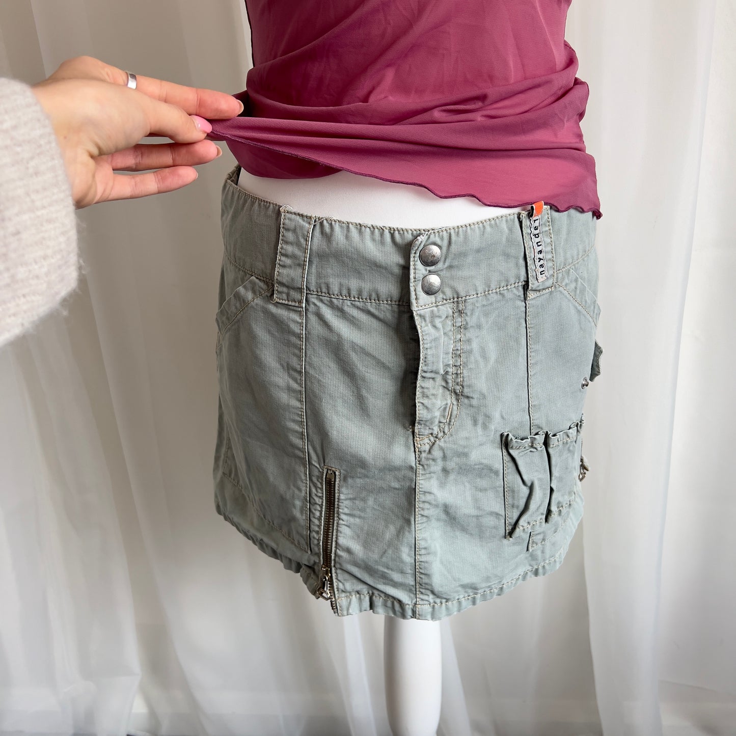 00s Cargo Mini Skirt - Size L