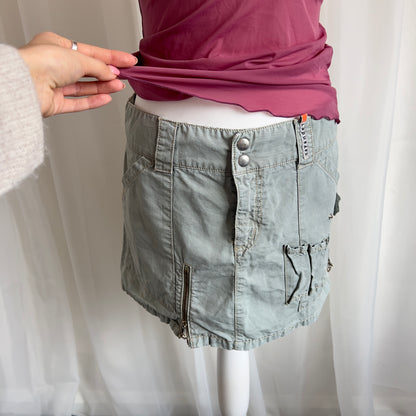 00s Cargo Mini Skirt - Size L