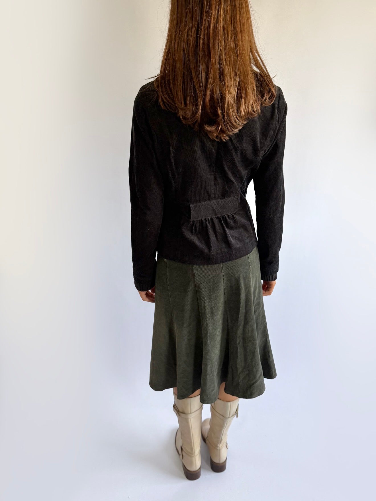 Corduroy Button Up Jacket - Size M