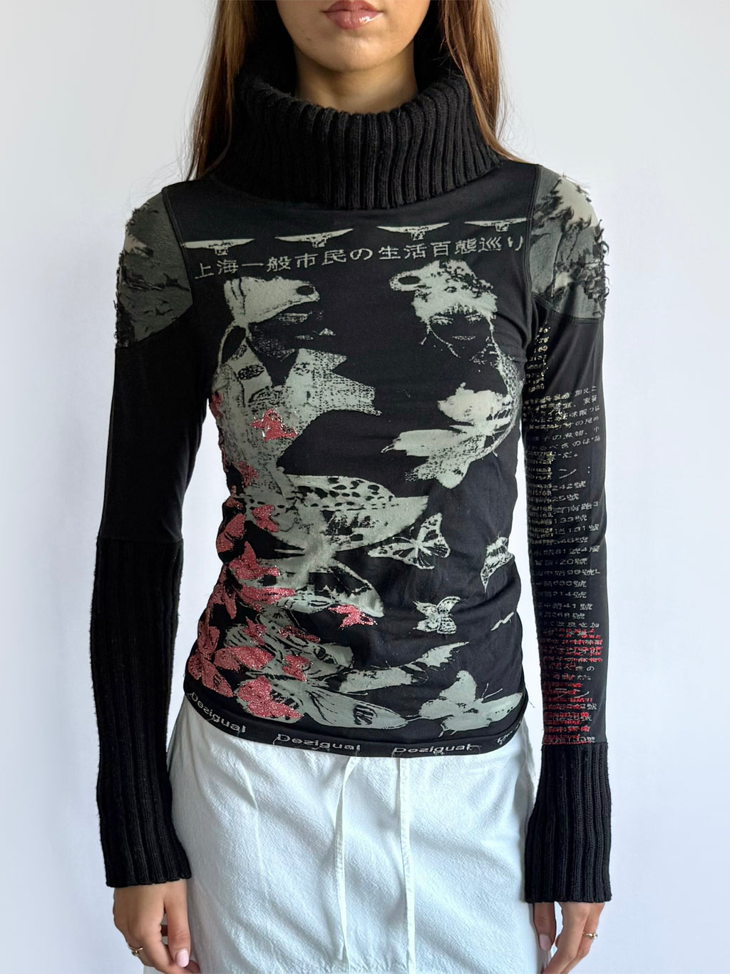 Desigual Long Sleeve Top - Size M