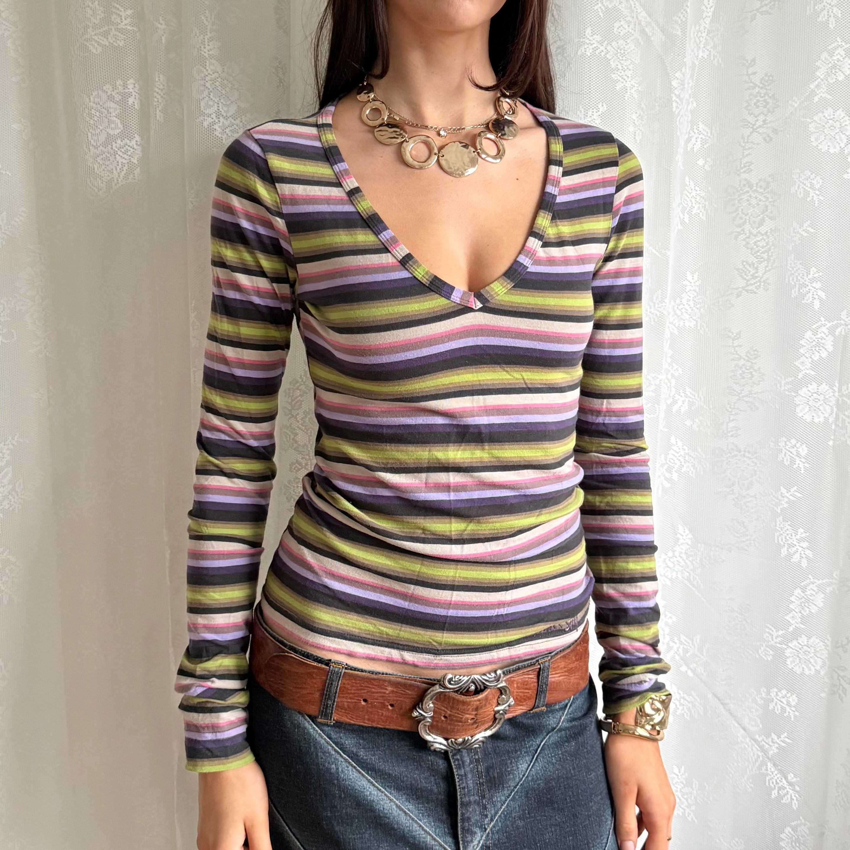 Miss Sixty Long Sleeve Top - Size L