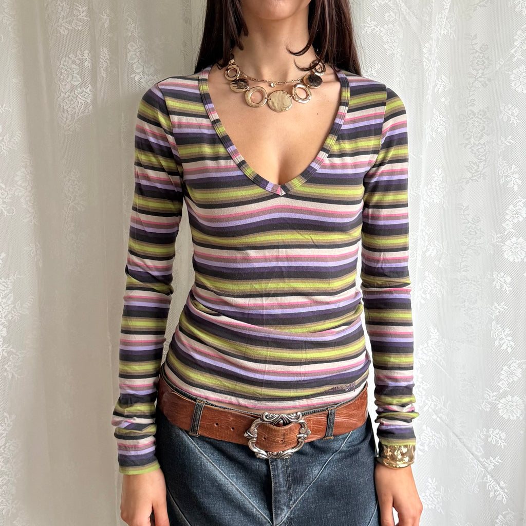 Miss Sixty Long Sleeve Top - Size L