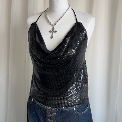 00s Backless Chainmail Cami - Size S