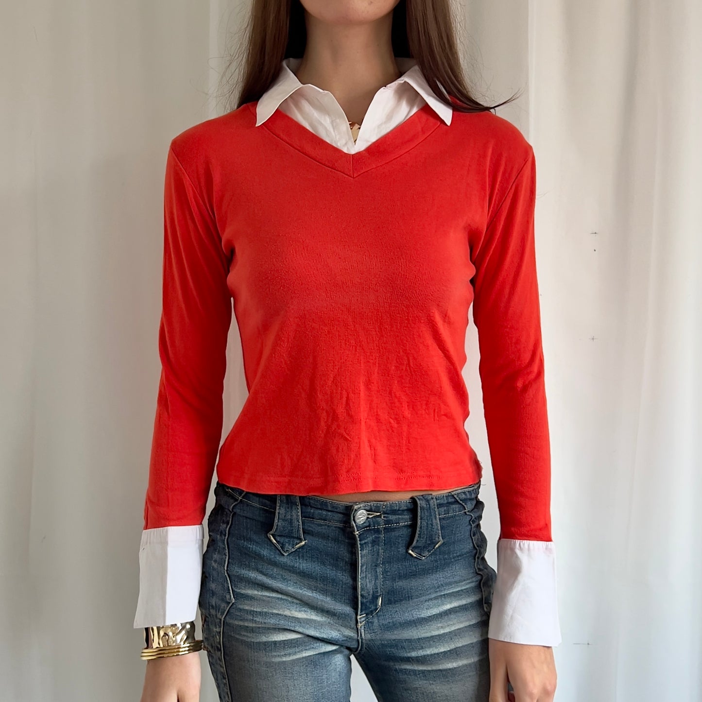 00s Shirt & Sweater Top - Size M