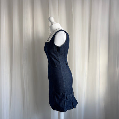 90s Denim Mini Dress - Size M