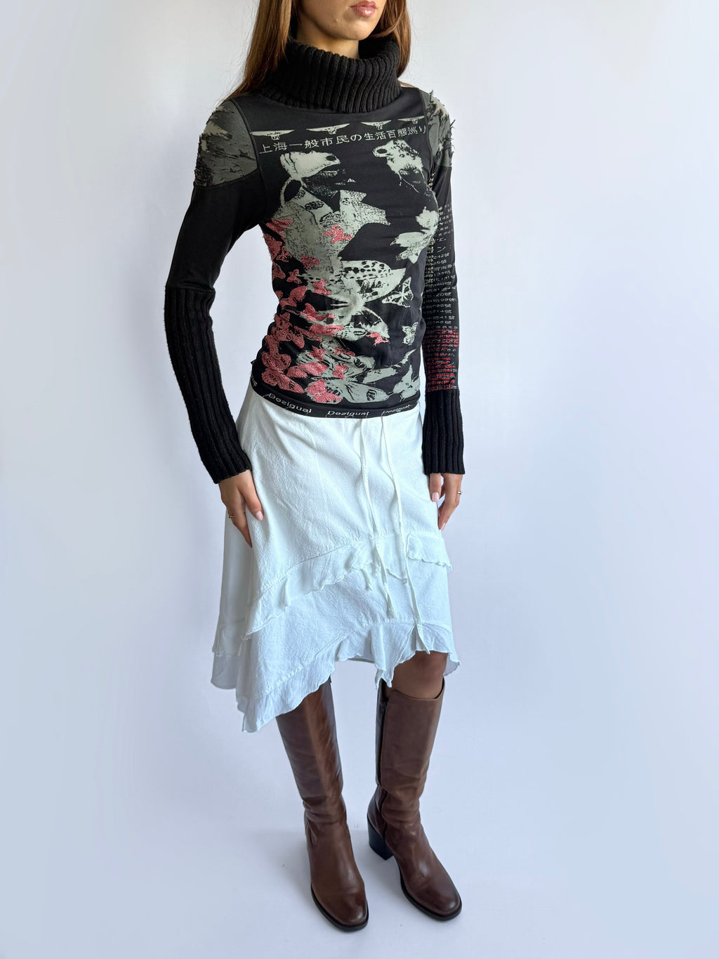 Desigual Long Sleeve Top - Size M