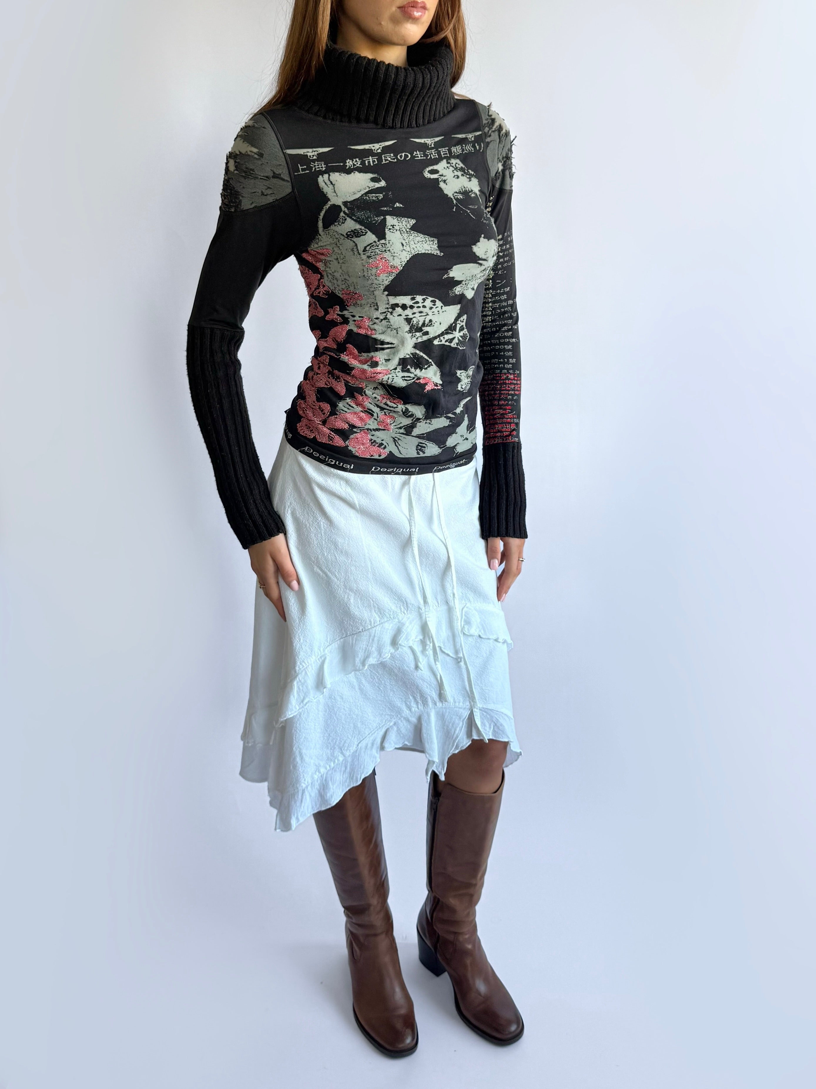 Desigual Long Sleeve Top - Size M