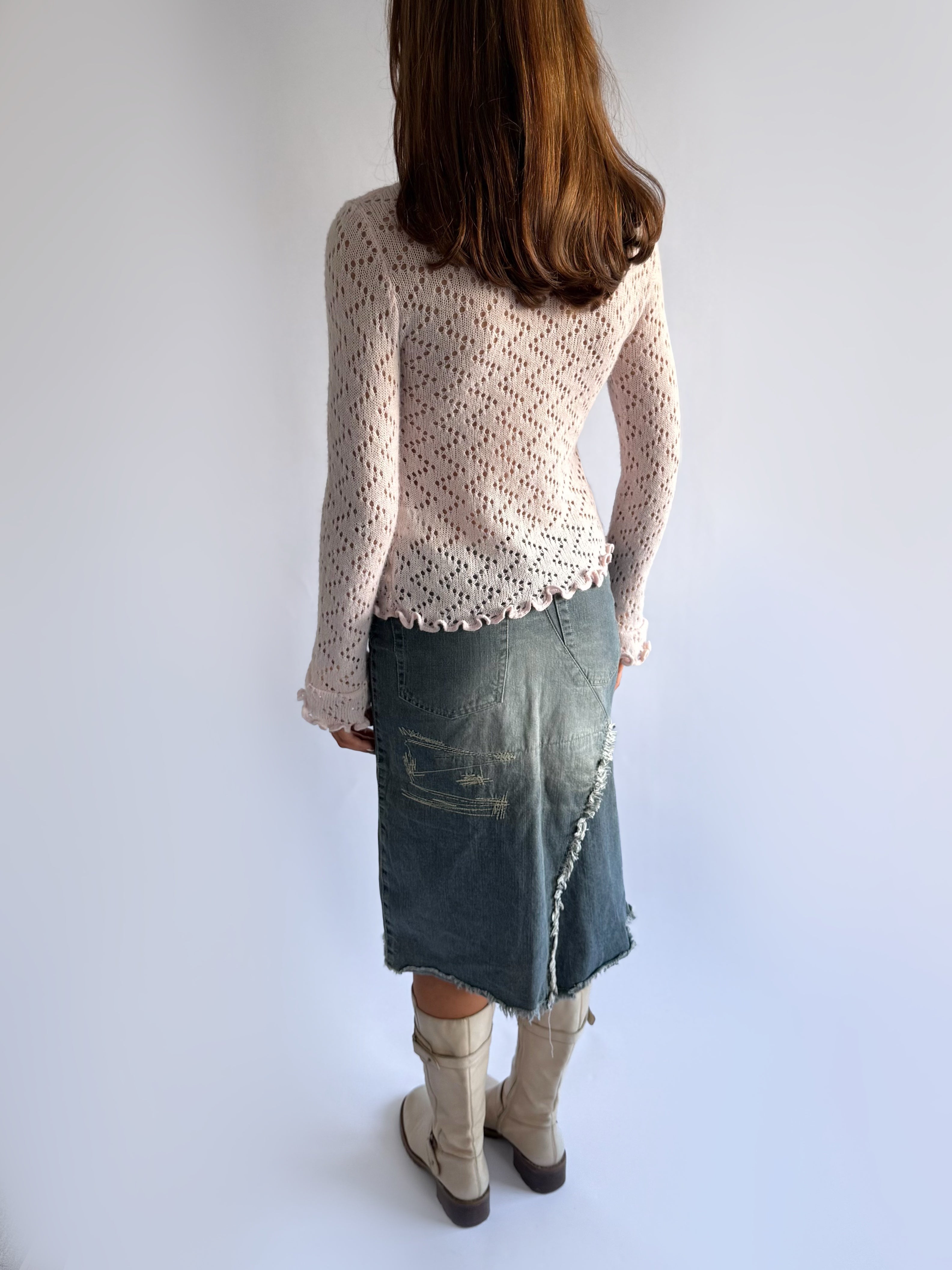 Tie Cardigan - Size S