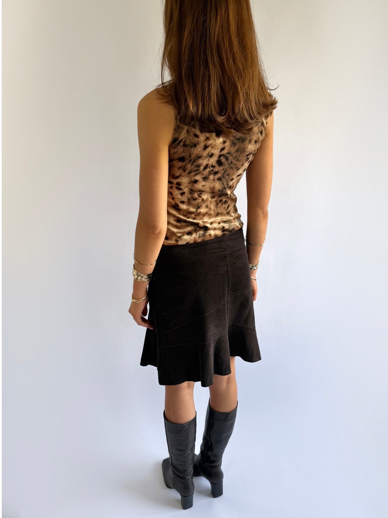 Velour Crop Top - Size S