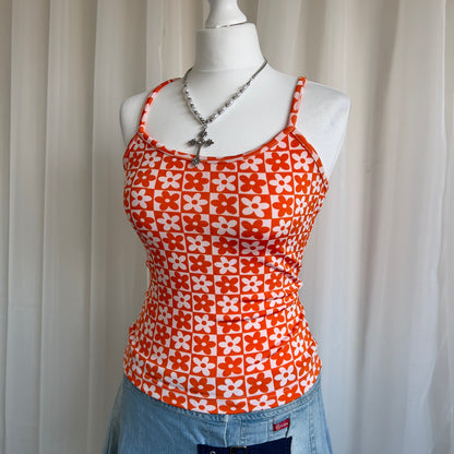 00s Patterned Cami Top - Size S