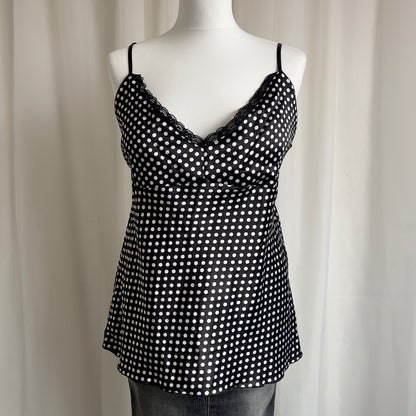 00s Polka Dot Cami - Size M