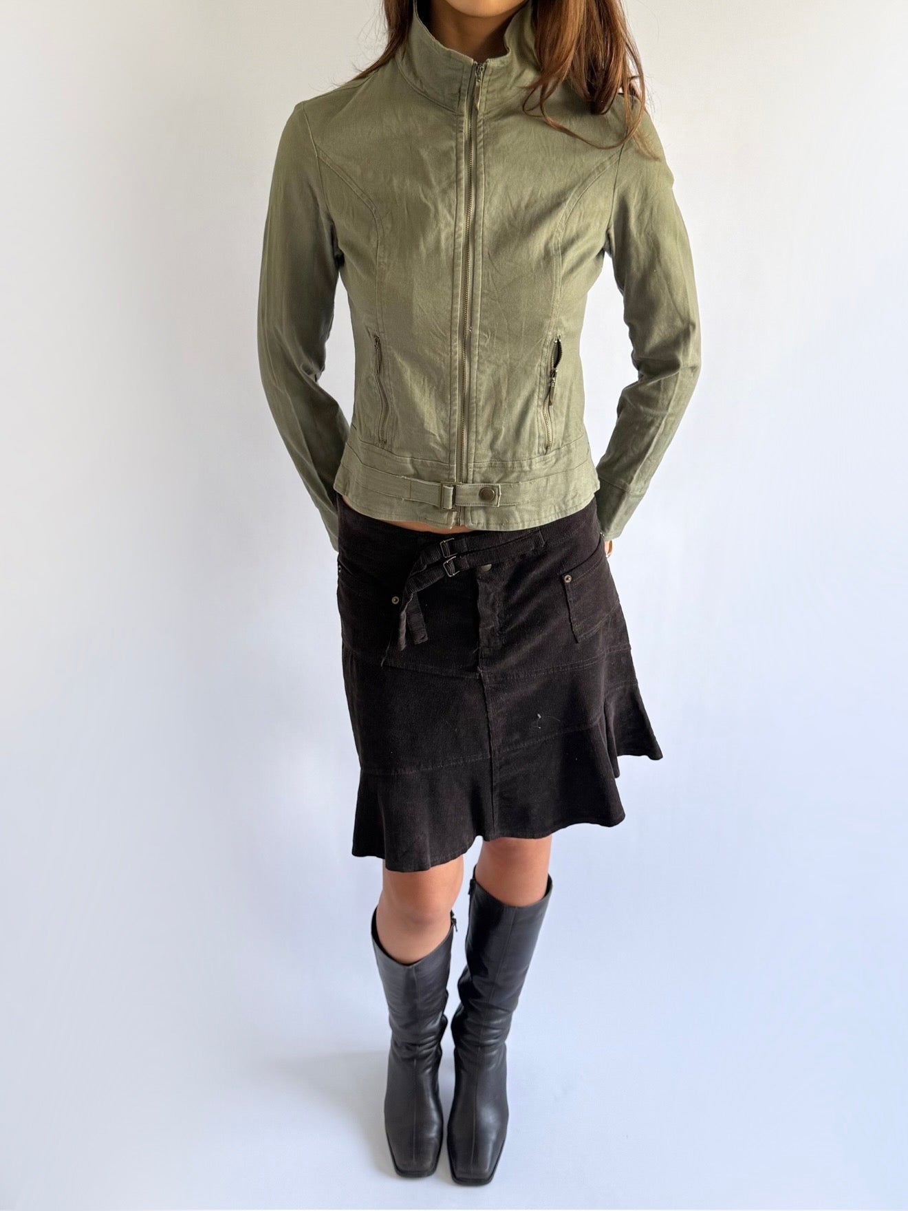 Cotton Zip Jacket - Size M