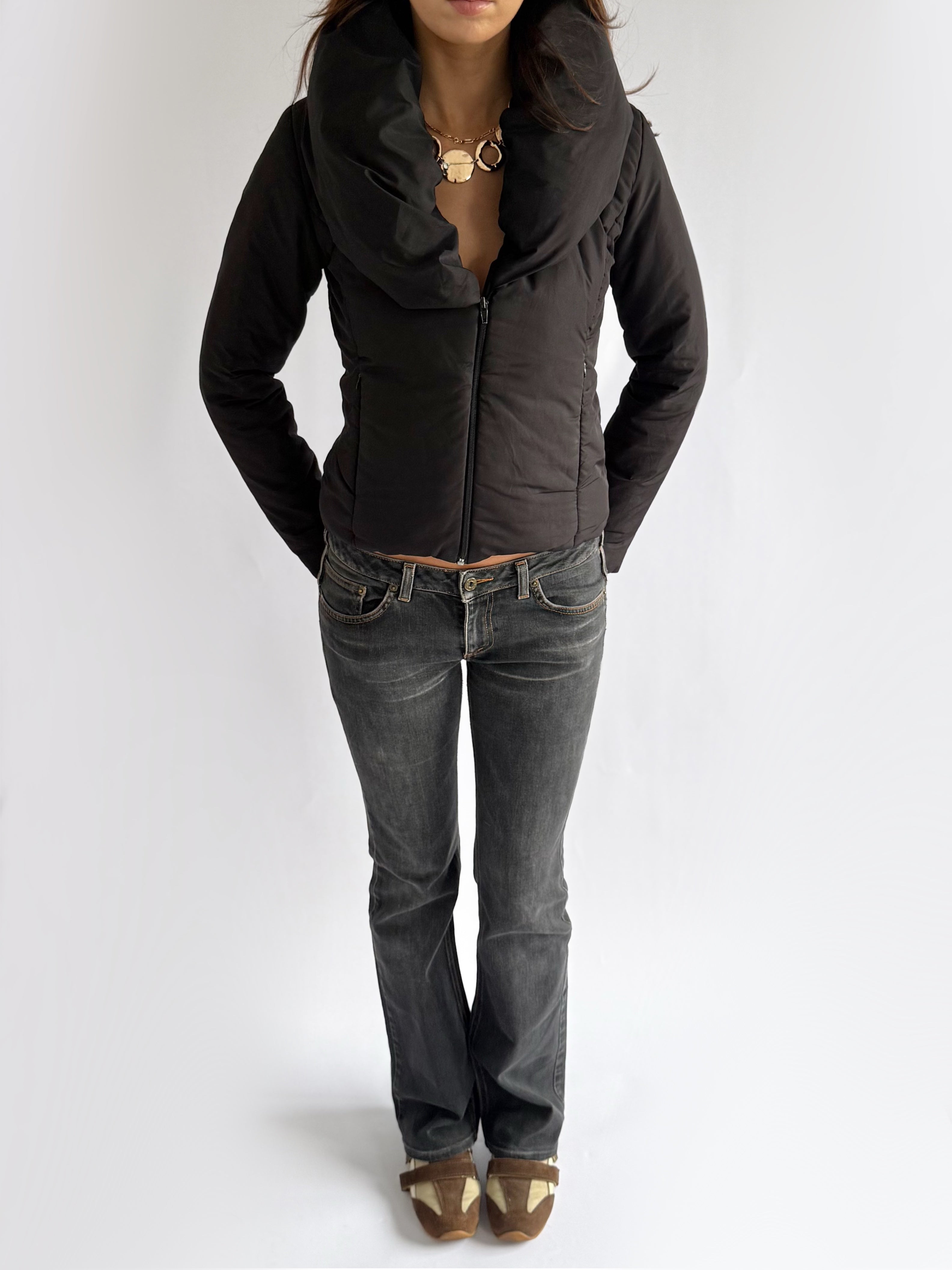 Puffer Zip Jacket - Size M