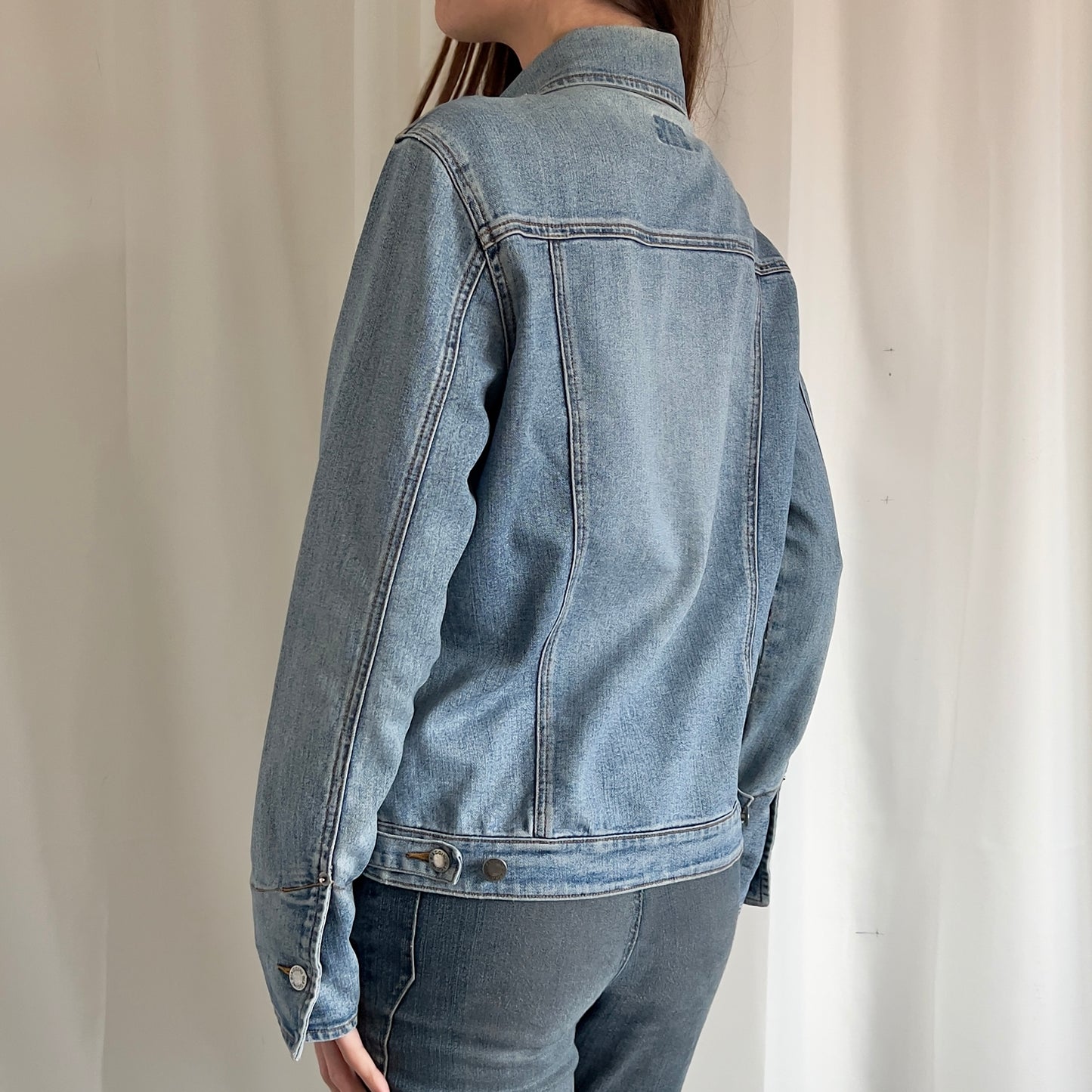 00s Denim Zip Up Jacket - Size M