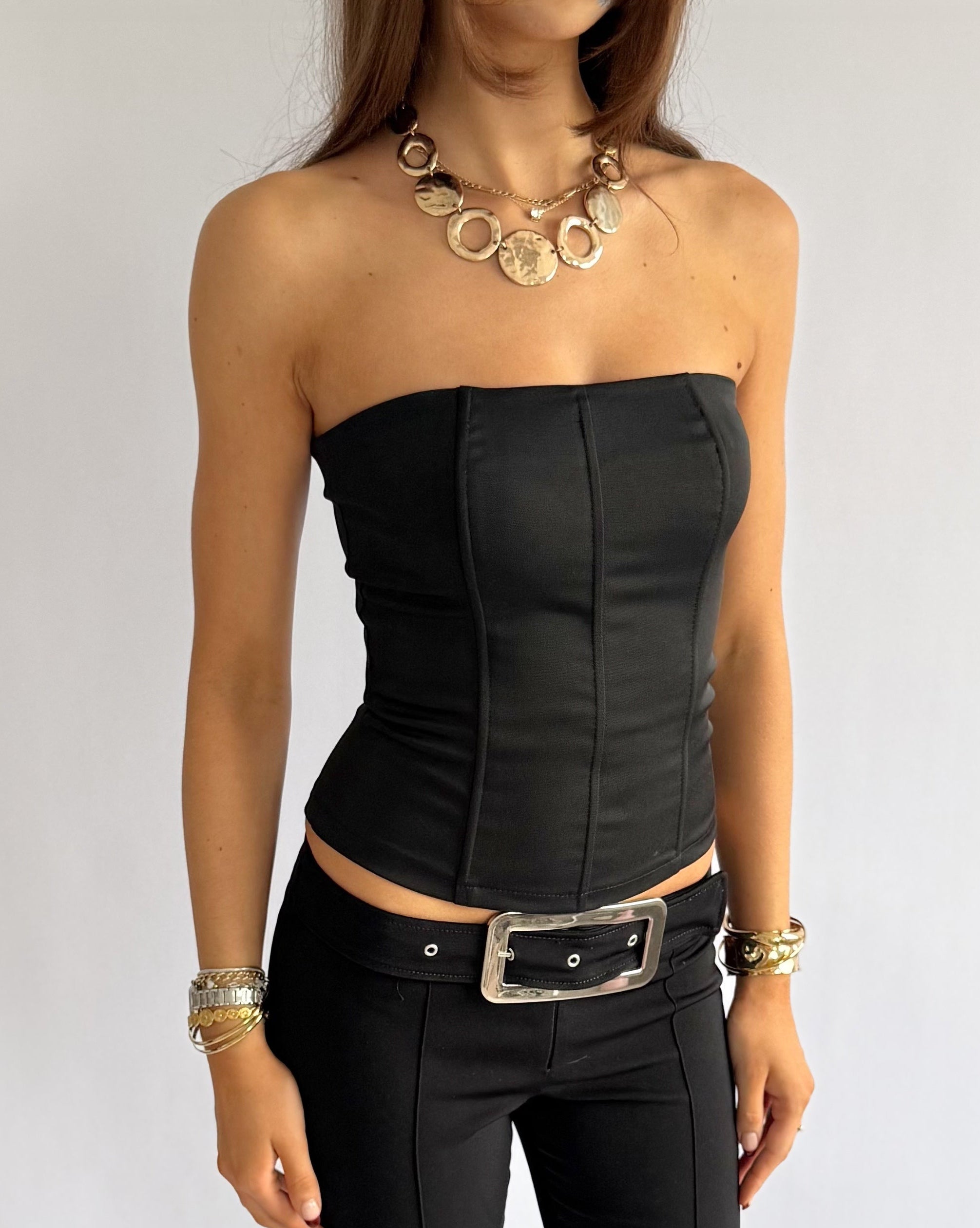 Bustier Crop Top - Size S