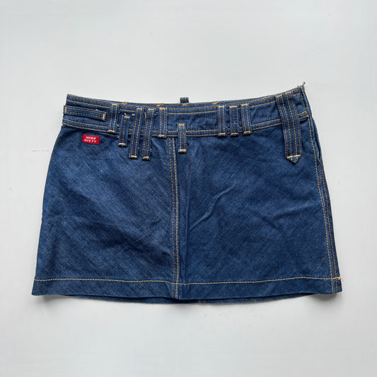 00s Miss Sixty Denim Mini Skirt - Size XS