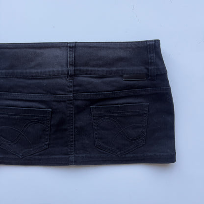 00s Denim Micro Mini Skirt - Size S