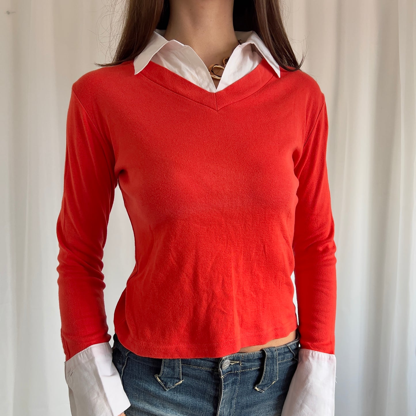 00s Shirt & Sweater Top - Size M