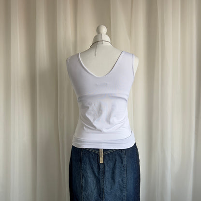 00s Grommet Crop Top - Size L