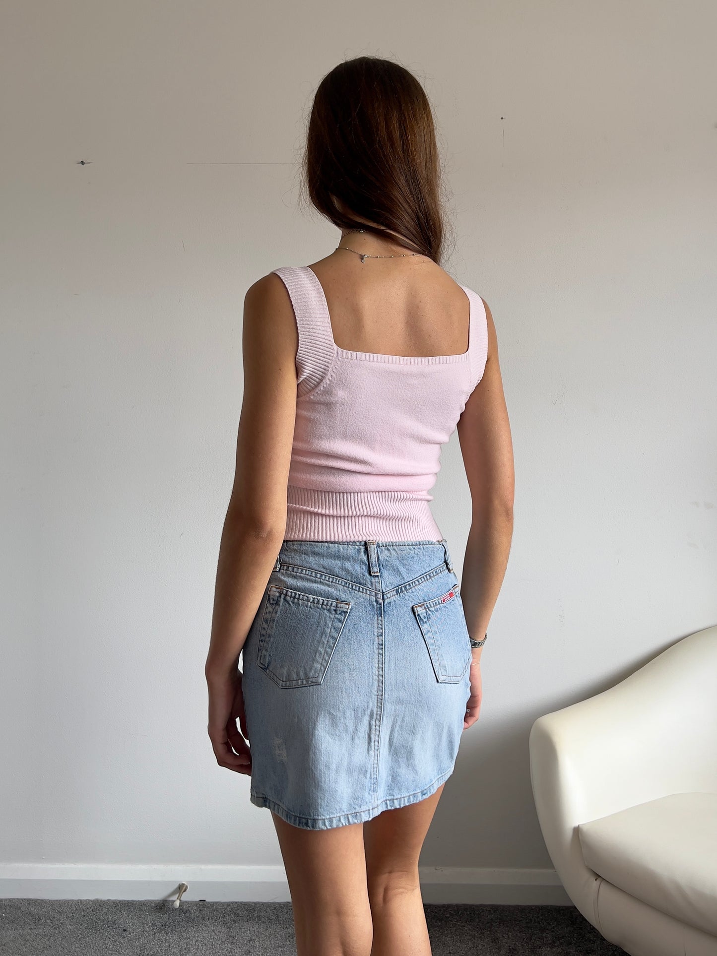 00s Kookai Denim Mini Skirt - Size S