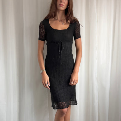 90s Knitted Midi Dress - Size XS