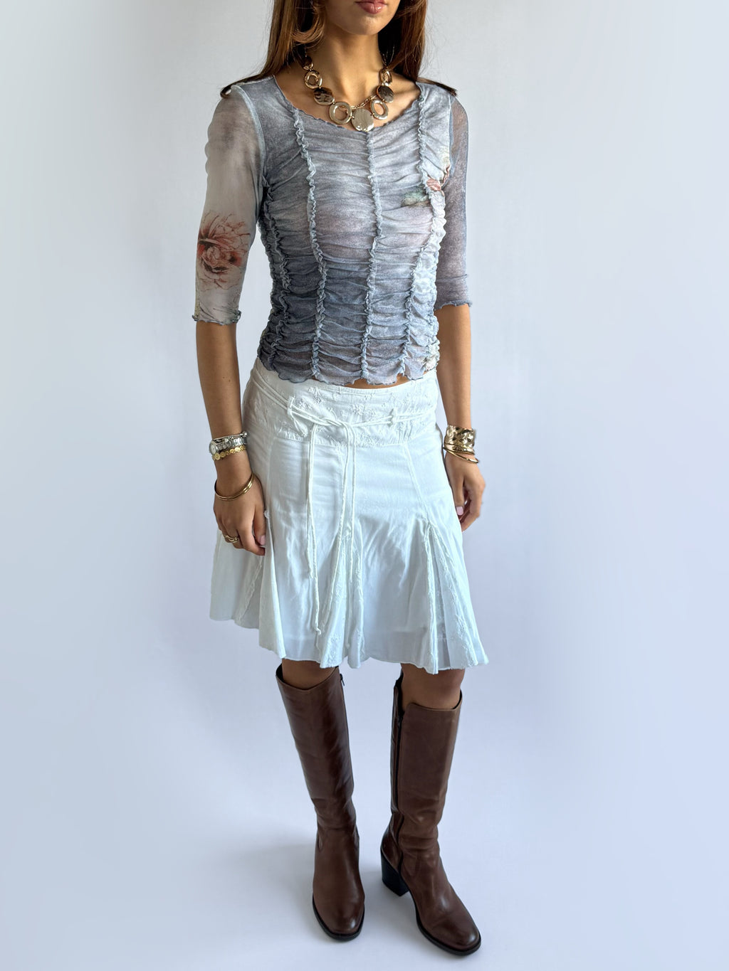 Mesh Crop Top - Size S